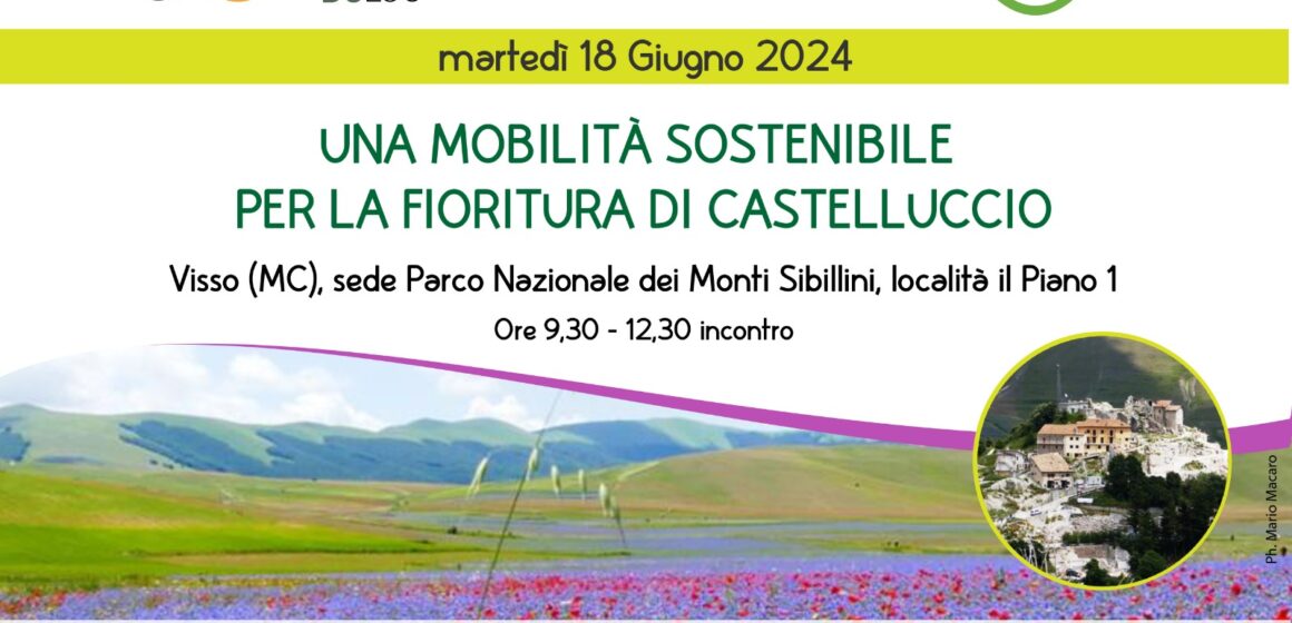 Una mobilità sostenibile per la fioritura di Castelluccio